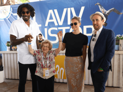 amare, dr ruth, bar refaeli and randall lane, chief content officer of forbes