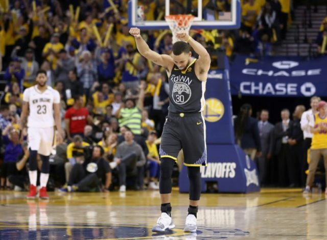 Curry returns to score 28 as Warriors down Pelicans