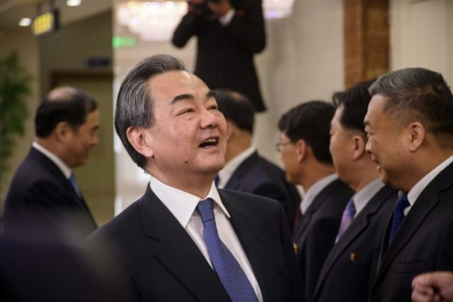 China's foreign minister arrives in N. Korea