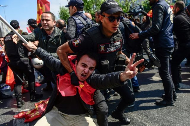 Dozens detained in security crackdown as Istanbul marks May 1