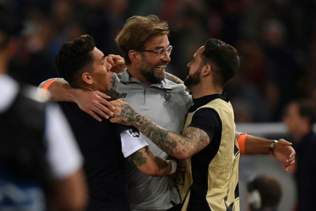 Liverpool reach Champions League final after nervy night in Rome
