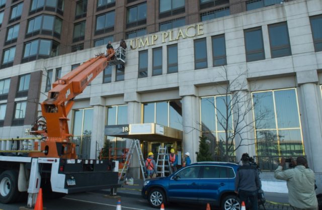 NY judge rules building can dump Trump name