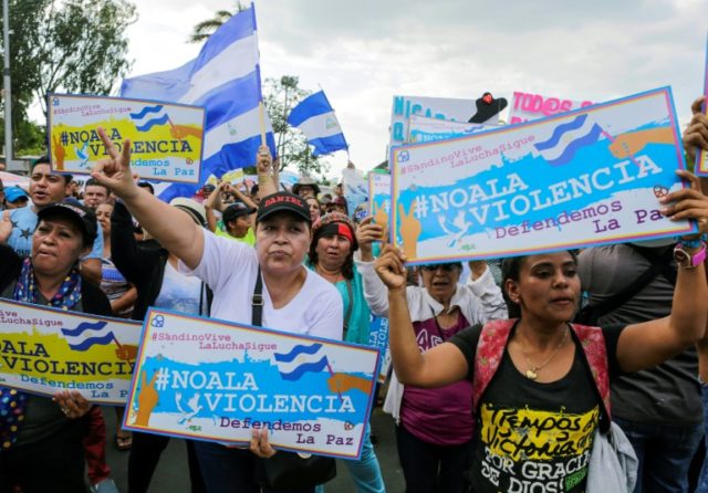 Six students hurt in clashes with police in Nicaragua