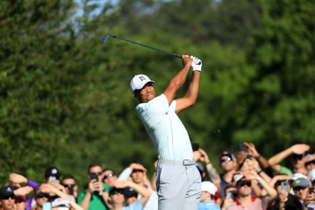 Tiger on the cut line after 73 at Quail Hollow