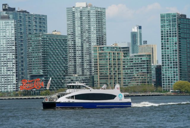 New York celebrates commuter ferry 'success story'