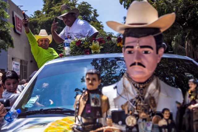 Mexicans celebrate patron saint of drug traffickers