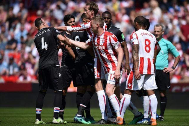Stoke relegated from Premier League after Palace defeat