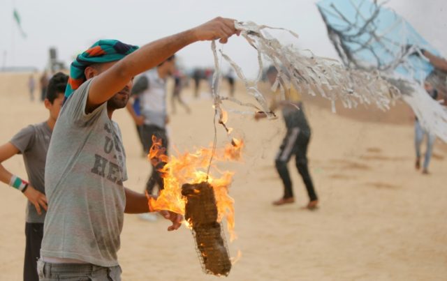 Israel strikes Hamas Gaza post over kite attacks
