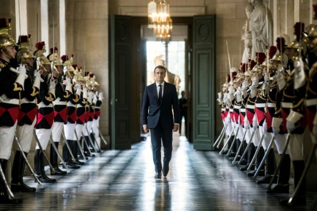 In pictures: A year of Macron