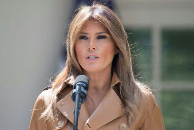 Melania Trump in the limelight -- briefly