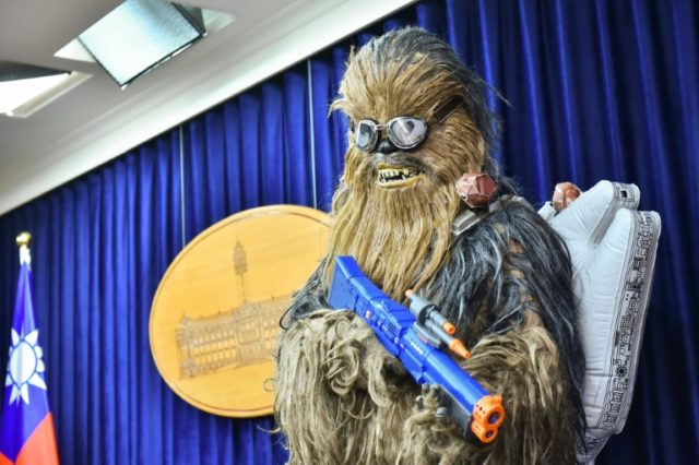 'May the force be with you' in Taiwan's presidential office