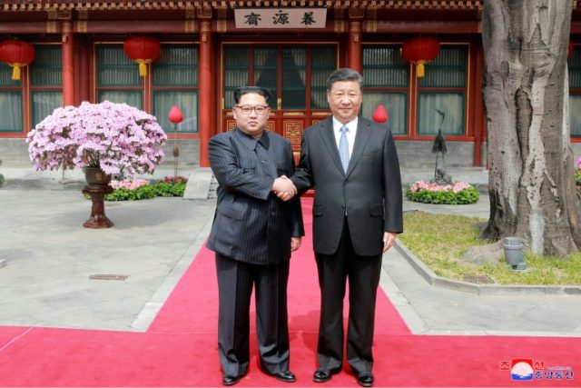 Xi Jinping and N. Korea's Kim Jong Un meet in China