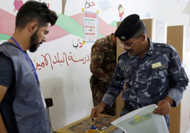 Iraq security forces vote in first poll since IS war