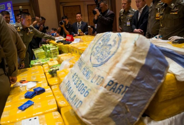 Thai police seize $45m-worth of meth from convoy in Bangkok