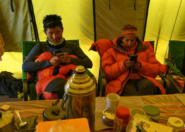 Baked goods and Wi-Fi bring Everest closer to home