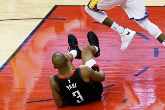 NBA Rockets lose Paul for playoff game with hamstring strain