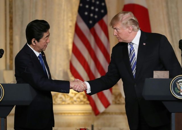 Trump, Abe say 'imperative' to dismantle N. Korean weapons