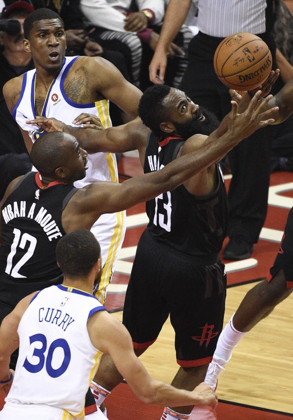 Rockets rout Warriors 127105 to tie series at 1all Breitbart