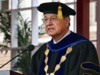 USC President C.L. Max Nikias In this May 12, 2017 photo University of Southern California, USC President C.L. Max Nikias presides at commencement ceremonies on the campus in Los Angeles. Nikias has agreed to step down amid a sex scandal involving a school gynecologist. A letter to faculty members on Friday, May 25, 2018, that was obtained by The Associated Press, said the school's board of trustees had "agreed to begin an orderly transition" and begin searching for a new president. The letter did not say when Nikias would leave his post. (AP Photo/Richard Vogel)2 C.L. Max Nikias