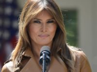 Where is Melania Trump Melania Trump in this May 7, 2018, file photo, First lady Melania Trump speaks on her initiatives during an event in the Rose Garden of the White House in Washington. Melania Trump is trying to tamp down speculation about why she has not been seen in public in nearly three weeks, but it isn't completely working. (AP Photo/Susan Walsh, File) The Associated Press