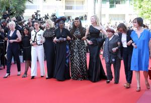 Cate Blanchett, Kristen Stewart lead march for women in Cannes