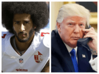 AP Trump-Kaepernick Trump and Kaepernick