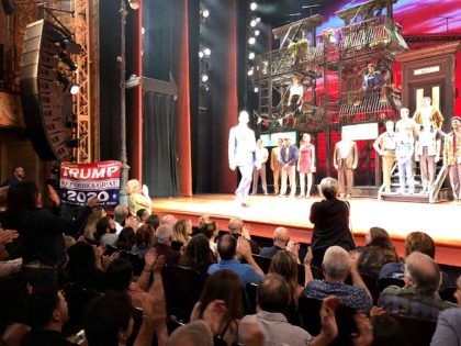 A man supportive of President Donald Trump disrupted actor Robert De Niro's Broadway