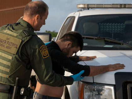 Border Patrol Agent Arrests Migrant in RGV Sector - Getty Images