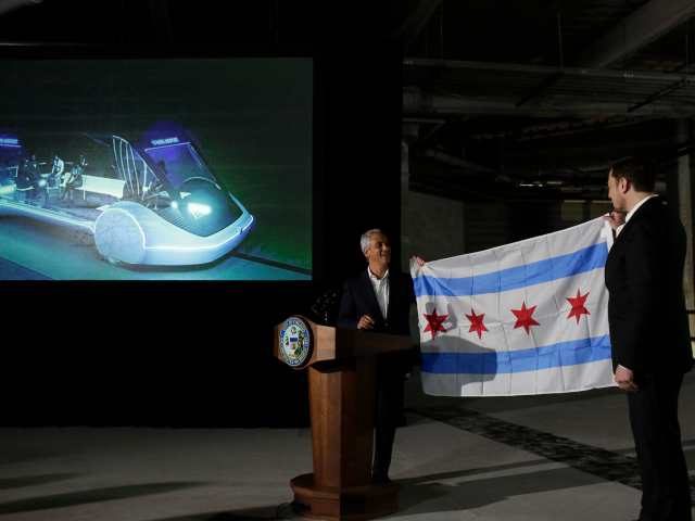 Elon Musk and Rahm Emmanuel announce the Boring Company's high-speed transit system to Chi
