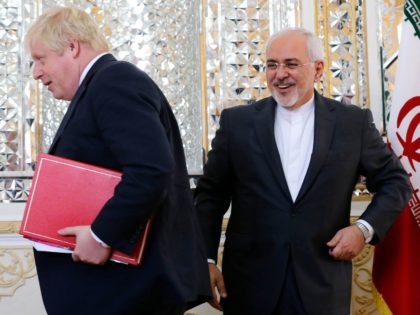 Boris Johnson and Iran (Atta Kenare / AFP / Getty)
