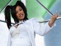 Cardib4 Cardi B performs onstage during the 2018 Coachella Valley Music and Arts Festival Weekend 1 at the Empire Polo Field on April 15, 2018 in Indio, California. (Photo by Kevin Winter/Getty Images for Coachella)