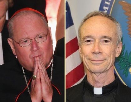 Cardinal Dolan and Thomas Reese SJ