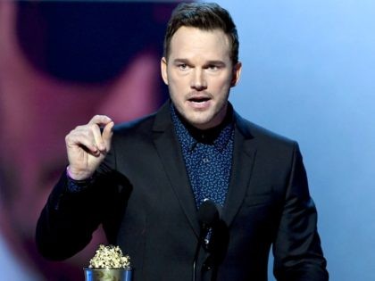 Honoree Chris Pratt accepts the MTV Generation Award onstage during the 2018 MTV Movie And TV Awards at Barker Hangar on June 16, 2018 in Santa Monica, California. (Photo by Kevin Winter/Getty Images for MTV)