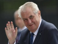 Czech President Milos Zeman arrives for the Warsaw NATO Summit on July 8, 2016 in Warsaw, Poland. NATO member heads of state, foreign ministers and defense ministers are gathering for a two-day summit beginning later today. (Photo by Sean Gallup/Getty Images)