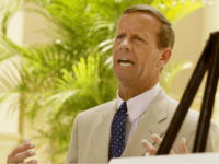 President of Florida Atlantic University Frank Brogan speaks during a Florida TaxWatch news conference announcing the release of the first in a series of reports on the status of education in Florida Monday May 17, 2004 in Coral Gables, Fla. (AP Photo/David Adame)