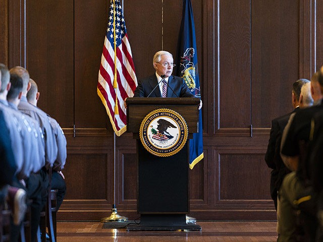 SCRANTON, PA - JUNE 15: U.S. Attorney General Jeff Sessions delivers remarks on immigratio