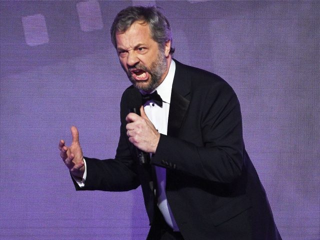 Host Judd Apatow speaks onstage during the 70th Annual Directors Guild Of America Awards at The Beverly Hilton Hotel on February 3, 2018 in Beverly Hills, California. (Photo by Kevork Djansezian/Getty Images for DGA)