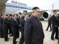 Kim-Jong-un-air-china-ap In this photo released by the Ministry of Communications and Information of Singapore, North Korean leader Kim Jong Un, right, arrives at the Changi International Airport, June 10, 2018, in Singapore ahead of a summit with US President Donald Trump.(AP Photo)