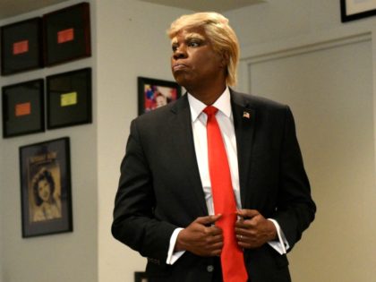Leslie Jones plays President Donald Trump on Saturday Night Live (NBC)