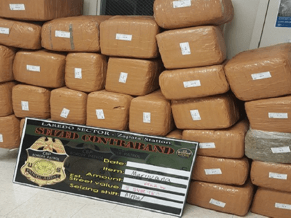 685 pounds of marijuana seized at Texas border near Laredo. (Photo: U.S. Border Patrol/Laredo Sector)