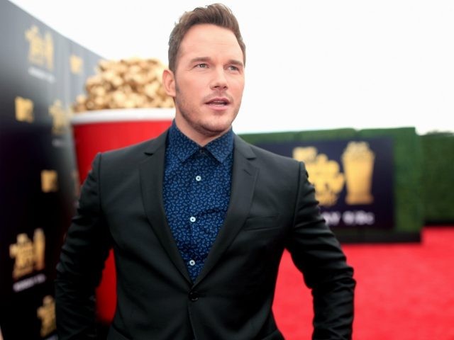 Actor Chris Pratt attends the 2018 MTV Movie And TV Awards at Barker Hangar on June 16, 2018 in Santa Monica, California. (Photo by Christopher Polk/Getty Images for MTV)