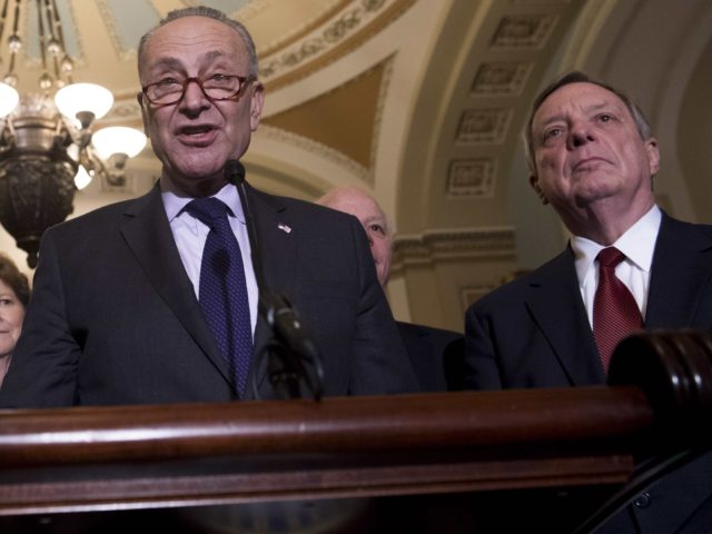 Schumer and Durbin (Saul Loeb / AFP / Getty)