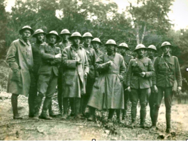 U.S. Marine officers after the battle of Belleau Wood