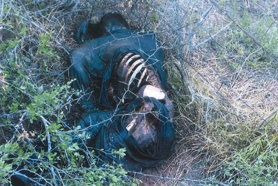 Unidentified body of an illegal immigrant found dead near the end of his journey through Brooks County. (Photo: Brooks County Sheriff's Office)