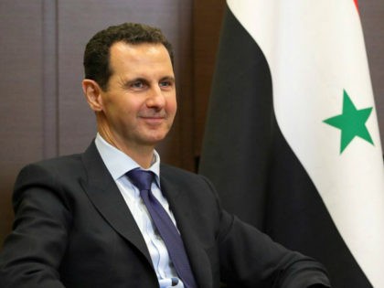 SOCHI, RUSSIA MAY 17, 2018: Syria's President Bashar al-Assad during a meeting with his Ru