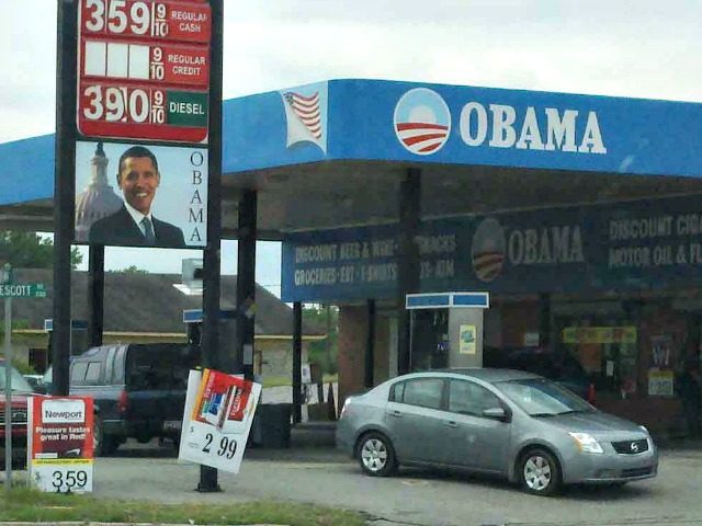 Obama gas station