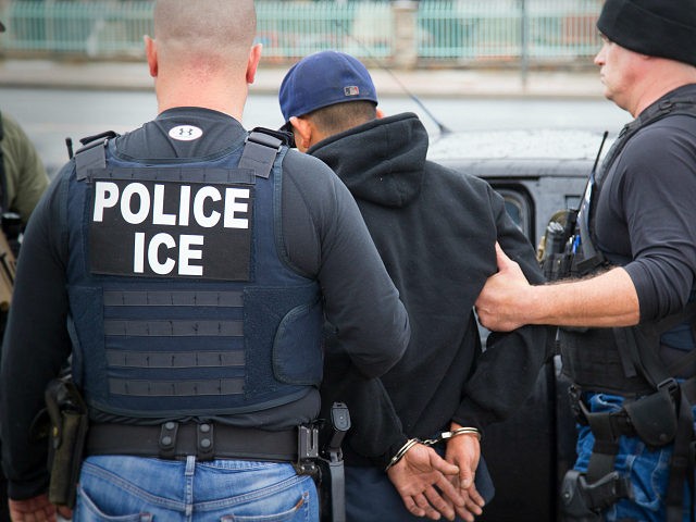 In this Tuesday, Feb. 7, 2017, photo released by U.S. Immigration and Customs Enforcement shows foreign nationals being arrested this week during a targeted enforcement operation conducted by U.S. Immigration and Customs Enforcement (ICE) aimed at immigration fugitives, re-entrants and at-large criminal aliens in Los Angeles. Immigrant advocates on Friday, …