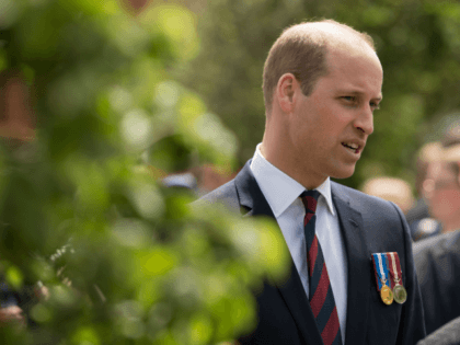 Prince William, Duke of Cambridge speaks with local National Health Service (NHS) representatives following the official handover of the newly built Defence and National Rehabilitation Centre (DNRC) at the Stanford Hall Estate on June 21, 2018 in Leeds, England. The centre will provide world-class rehabilitation facilities for members of the …