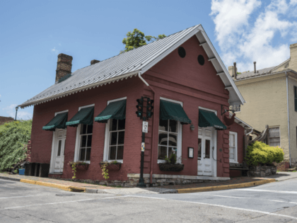 This Saturday, June 23, 2018 photo shows the Red Hen Restaurant in downtown Lexington, Va.