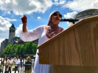 sarsour-protest Breitbart NewsPenny Starr sarsour-protest